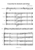 Concertino for clarinetto and strings